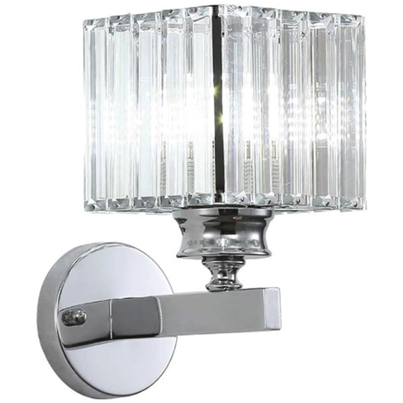 Wall Light Crystal Silver