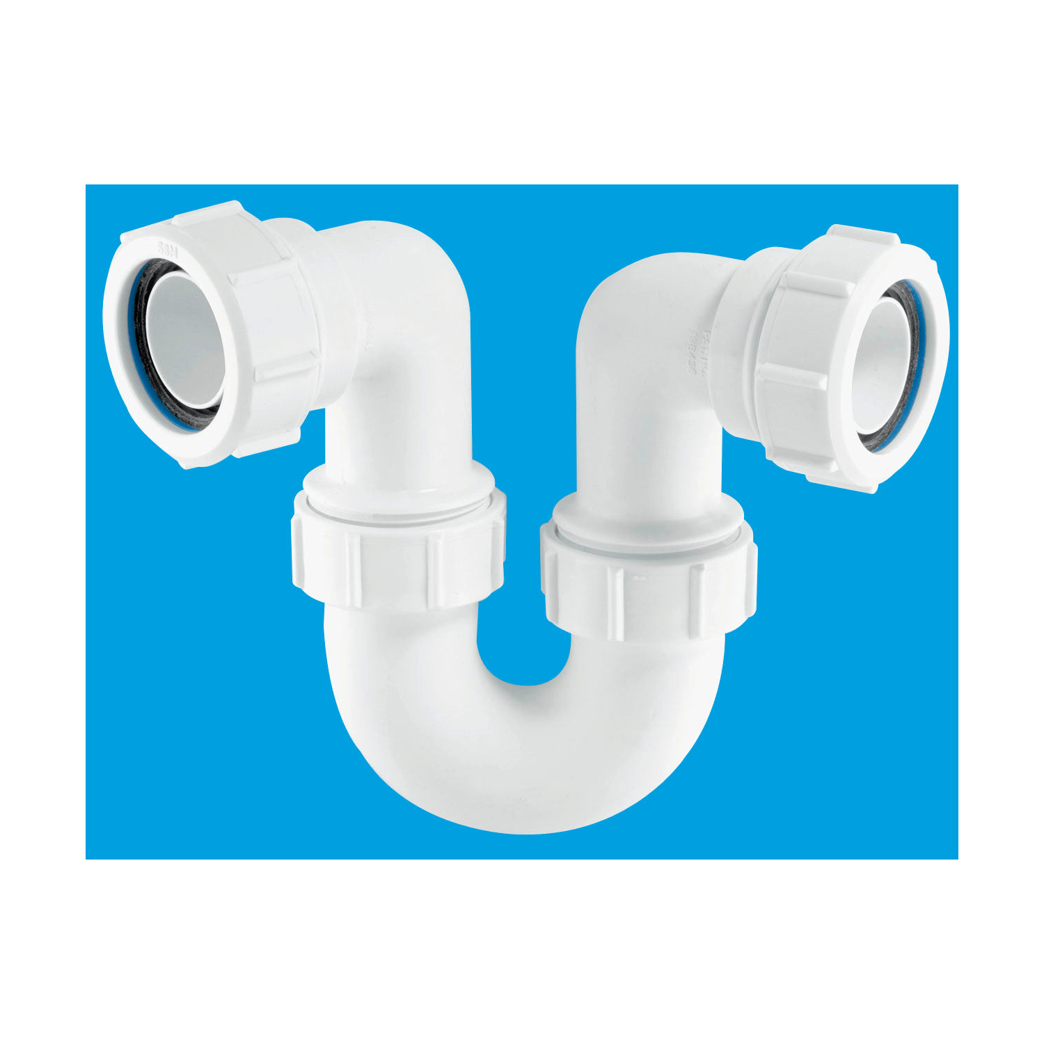 McAlpine SR10 1¼in 75mm Water Seal Running Tubular Swivel P-Trap