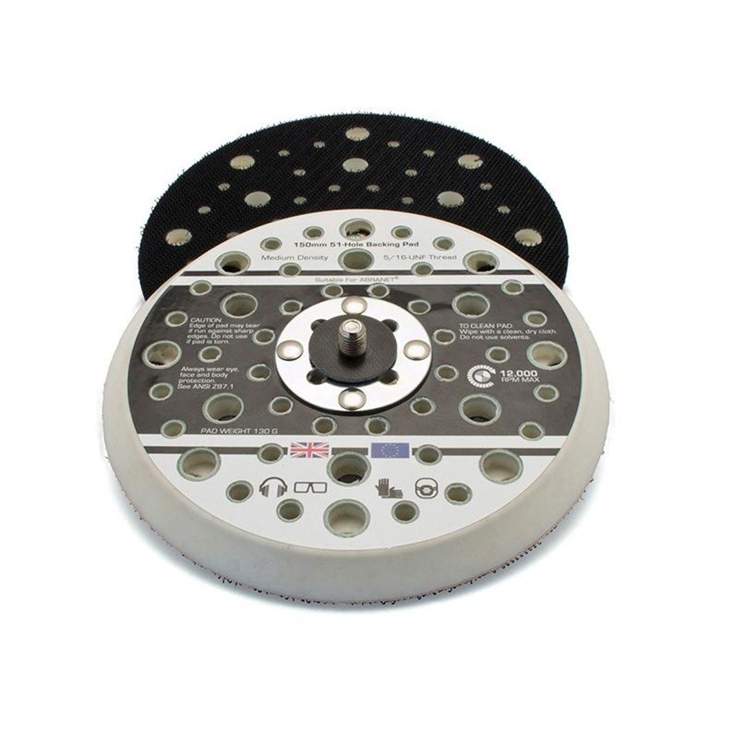 Flexipads World Class Dual Action Sander Pad 150Mm Grip 5/16 Unf