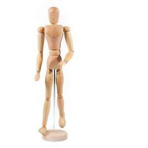 Wooden Artist Manikin Poseable Figure - 40cm