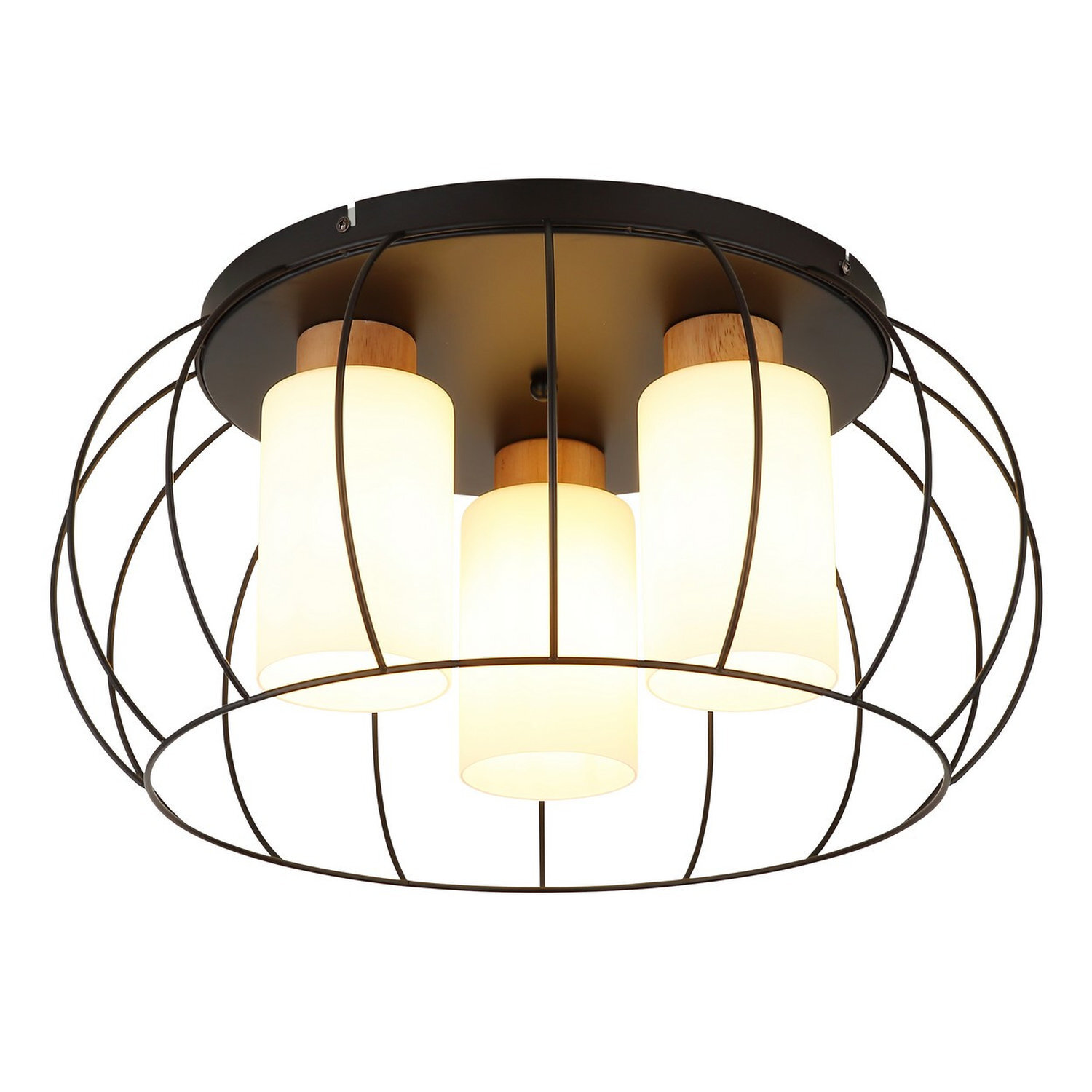 Globo Lighting Rowena Ceiling Light Black