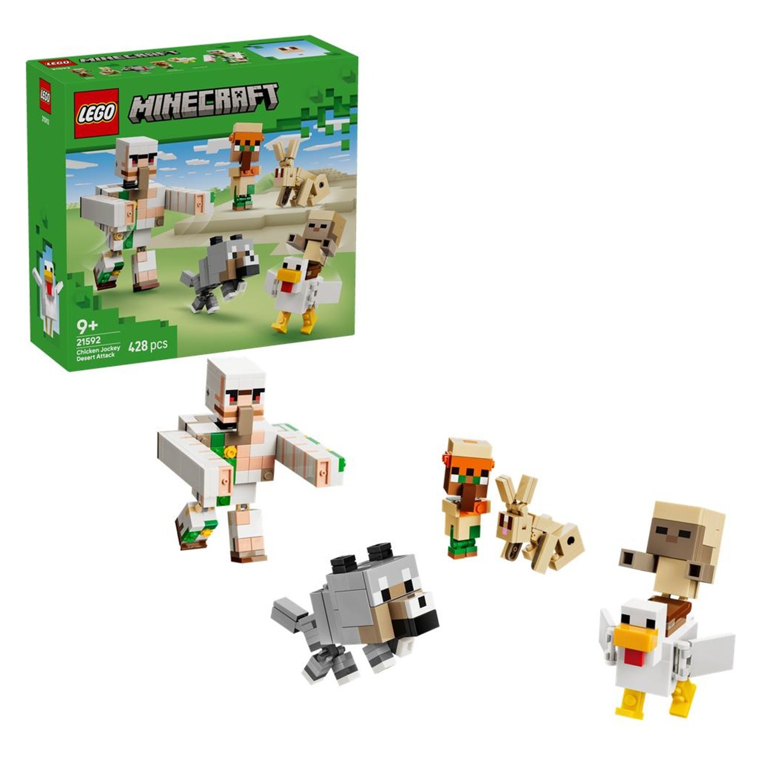 Lego Unisex Multicolor Minecraft Chicken Jockey Desert Attack - Image 18