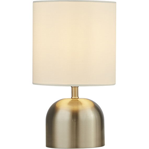 Satin Shaded Touch Lamp