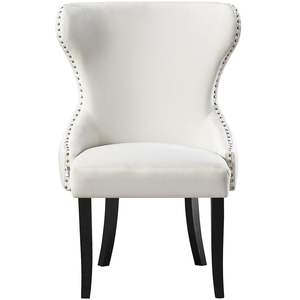 Cream Mayfair Duke LUX Dining Set with a Table and Chairs Set of 6 shot 2489904