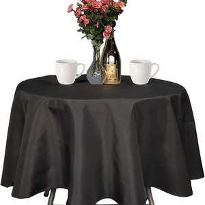 Round Polyester Tablecloth - Table Cover