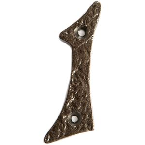 Number 1 Rustic Iron Numeral Raw