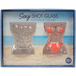 Pack of 2 Sexy Shot Glasses