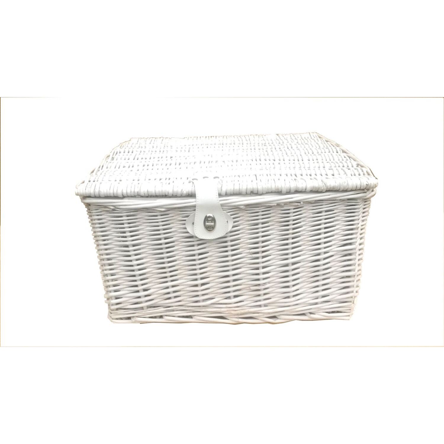 Image of Picnic Hamper Lidded Basket with Latch&hellip;