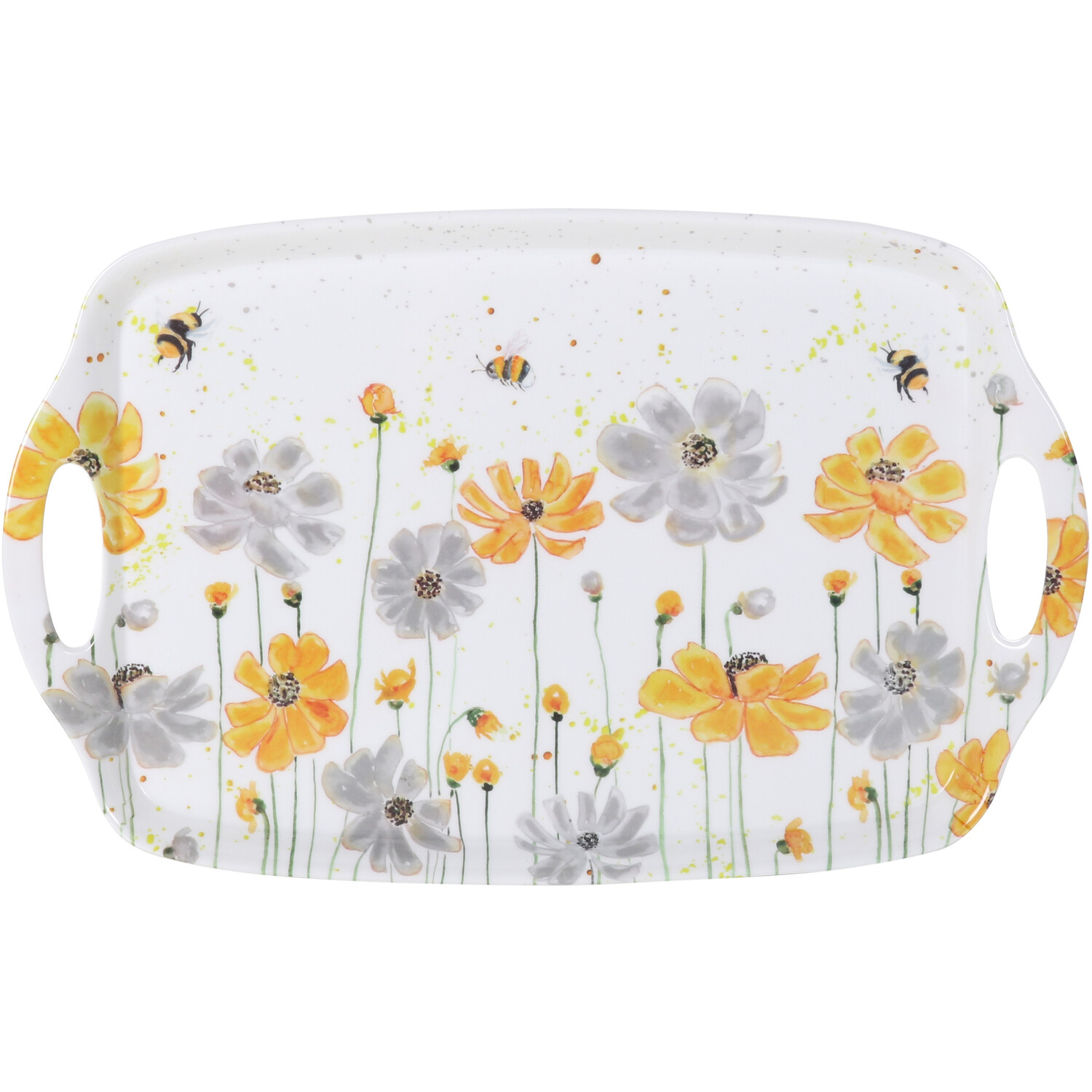 Image of Flower Bee Tray - White /&hellip;