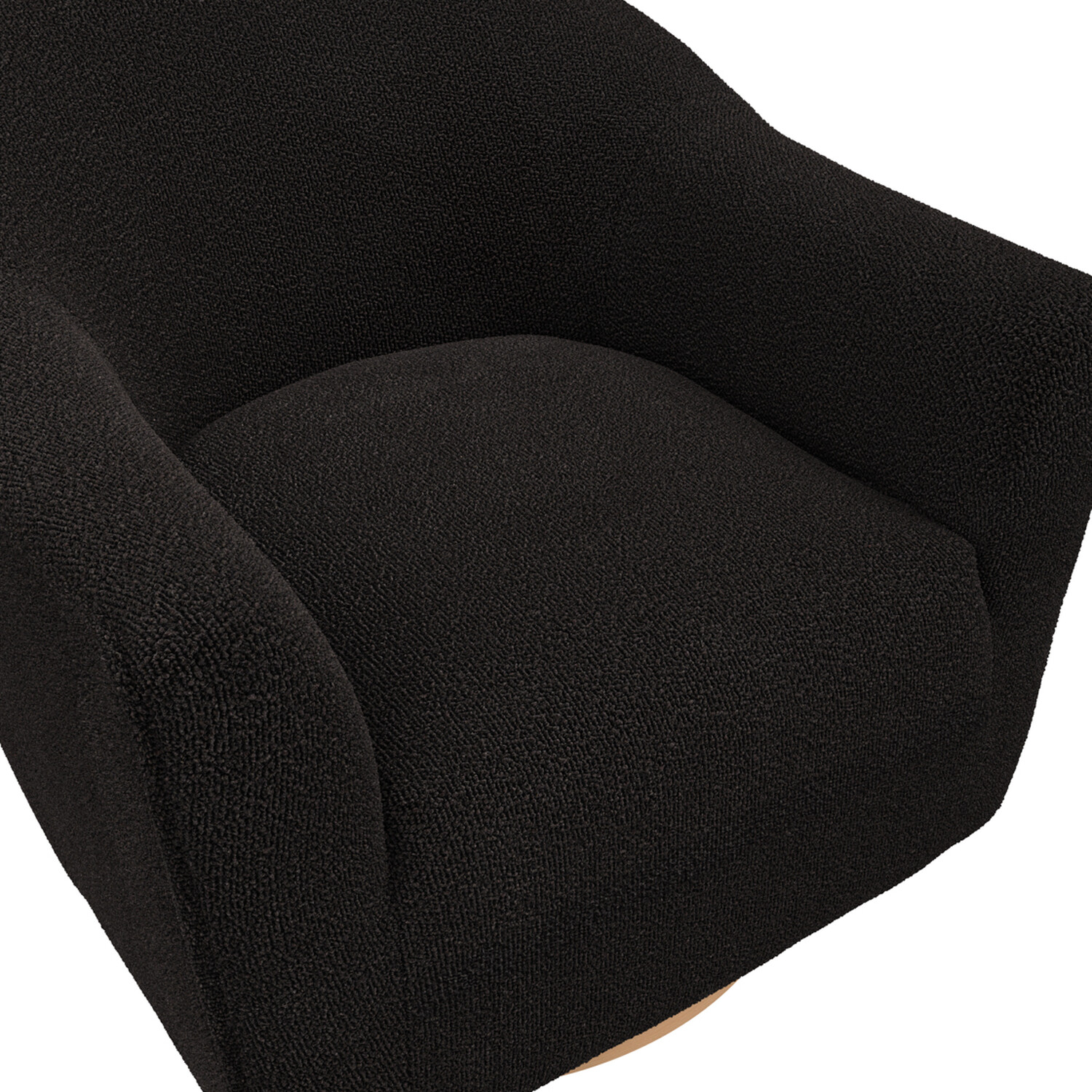 Daphne Swivel Chair - Black
