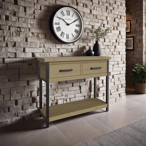 FWStyle Solid Lacquered Pine Console Table Hallway Furniture