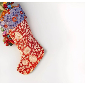 Christmas Floral Stocking
