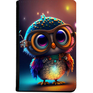 Owl Leather Passport Holder