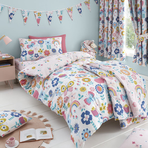 Flower Garden Kids Bedding Duvet Cover Set