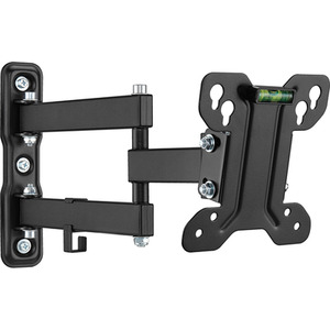 Full Motion TV Wall Mount 13-27in 75x75mm to 100x100mm 25kg