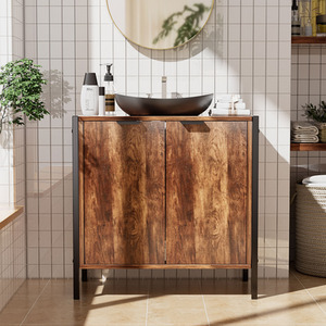 Double-door MDF Under Sink Cabinet