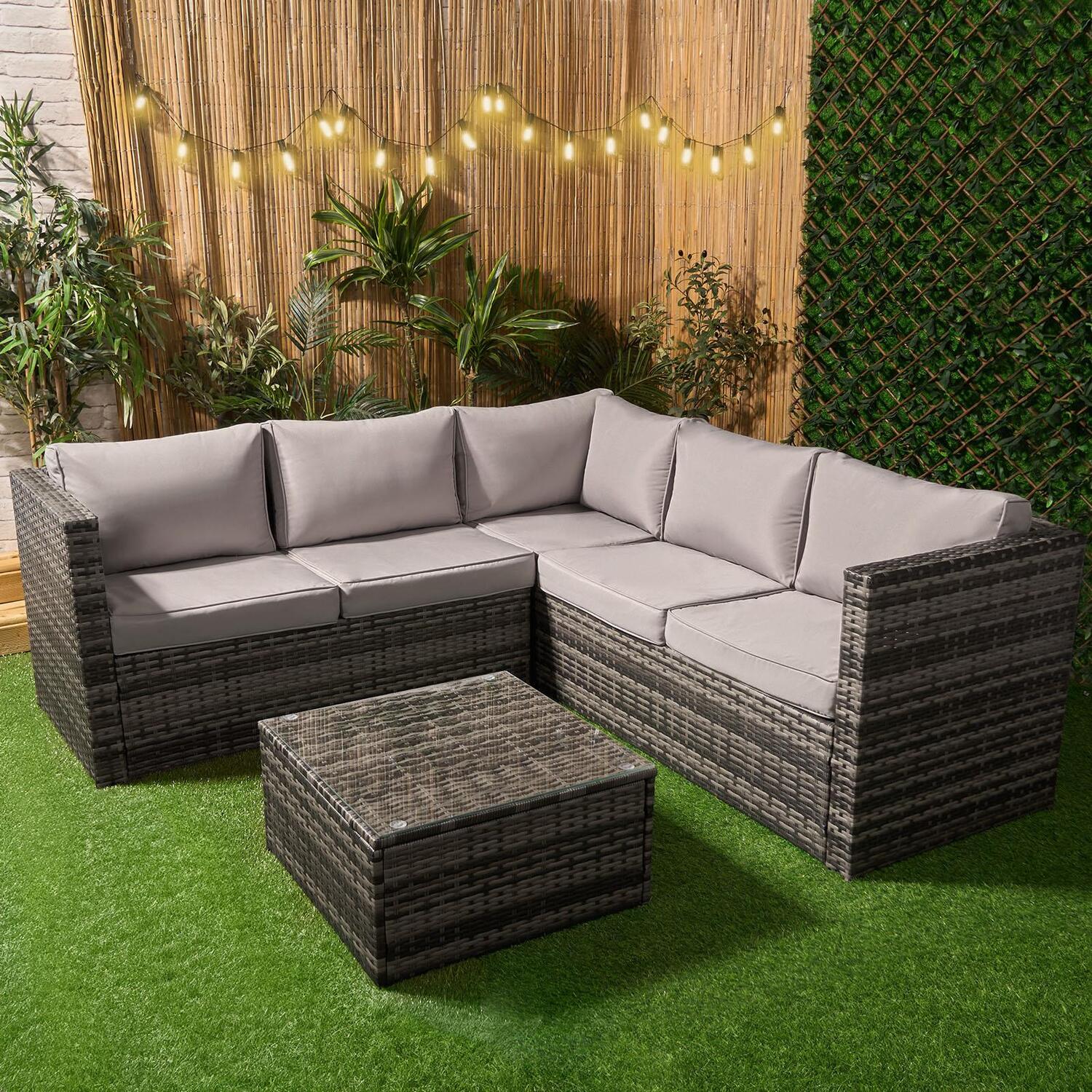 3 Seater Rattan Sofa