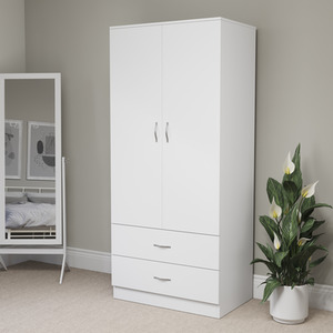 Vida Designs Riano 2 Door 2 Drawer Wardrobe