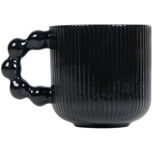 Ribbed Bobble Handle Mug