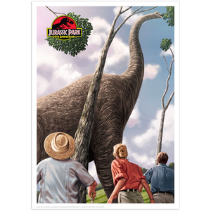 Jurassic Park Brachiosaurus Limited Edition A3 Art Print