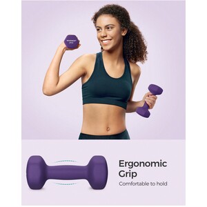 Set of 2 2kg Neoprene Dumbbells