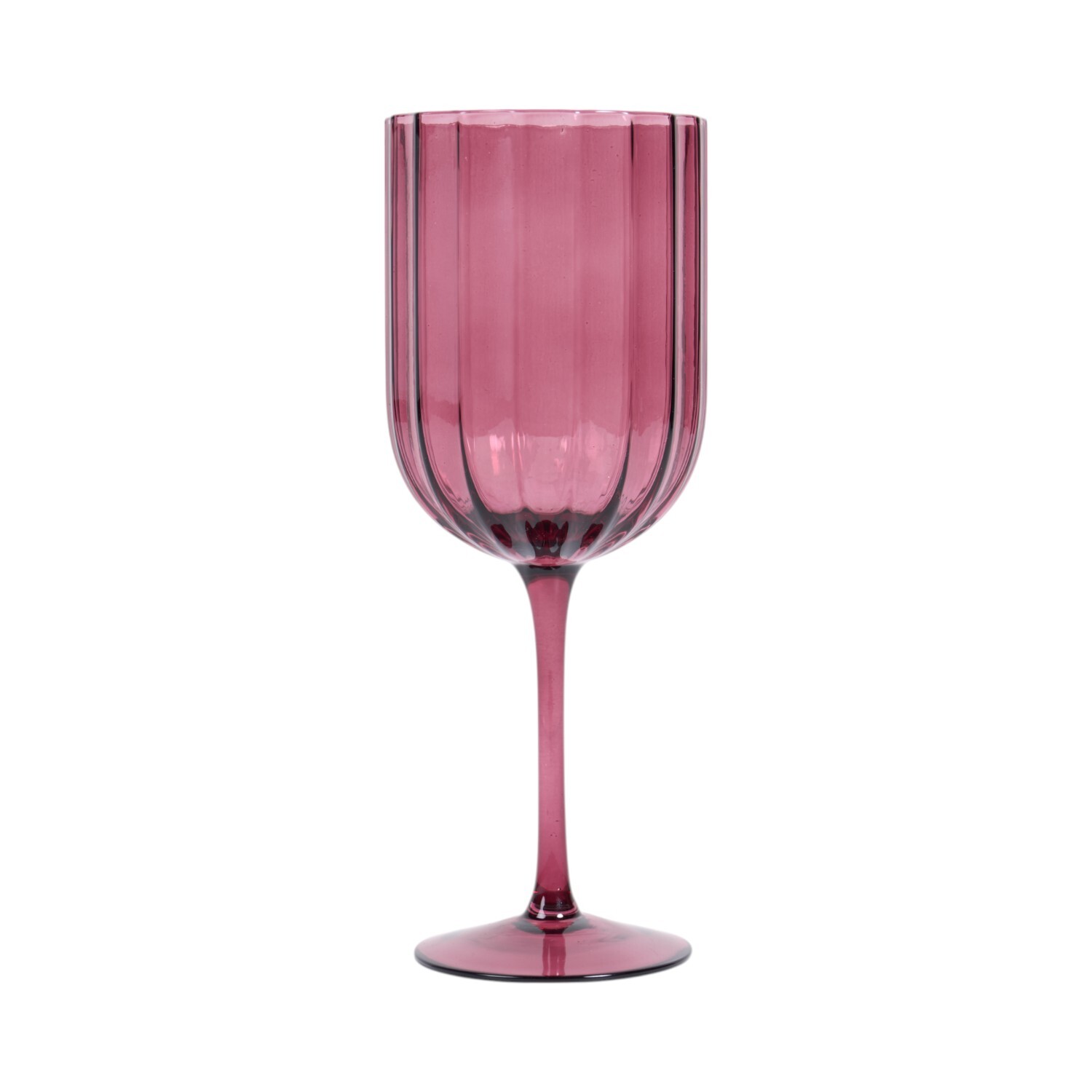 Plum Wine Glass - Purple