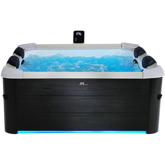 MSpa Oslo PLUS 4-6 Person Portable Hot Tub - Carbon Grey