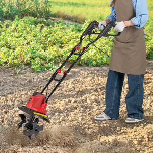 750W Foldable Garden Rototiller Electric Tiller Cultivator