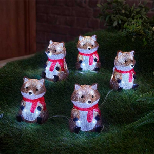 Light up Christmas Tree Ornaments with 40 LEDs