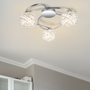 COSYLYTE Mirri 3 Light Glass Ceiling Light