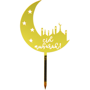Eid Mubarak Cake Toppers Five Pack