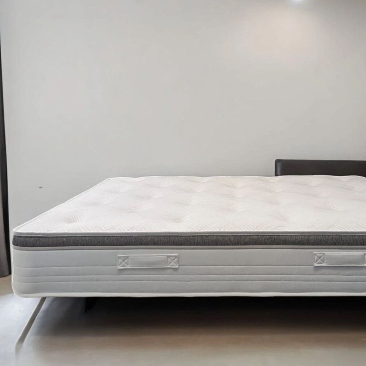 Pillow Top Tufted Spring Mattress - White