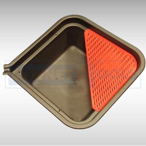 Square Oil Pan With Drainer