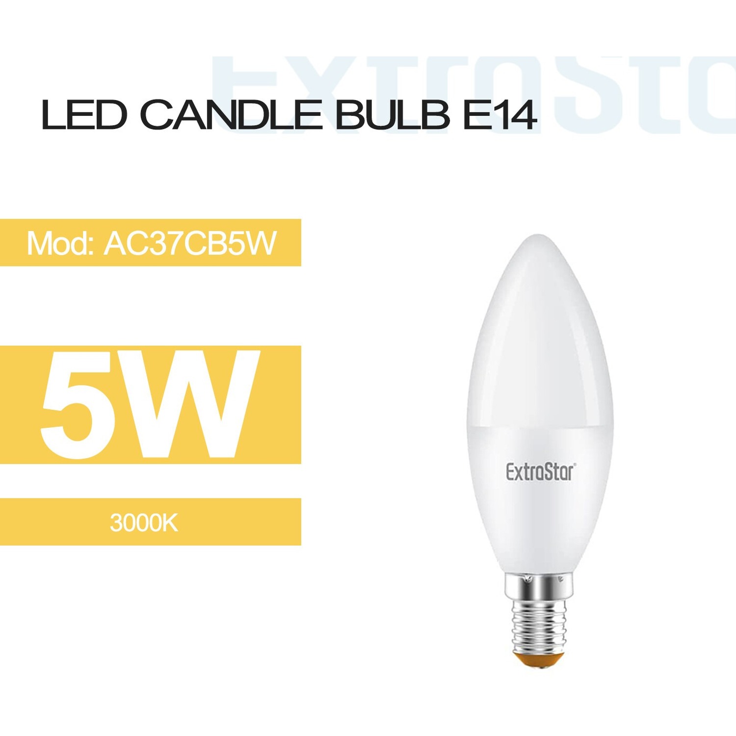 Image of LED Candle Bulb E14 3000K -&hellip;