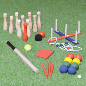 4-in-1 Wooden Games
