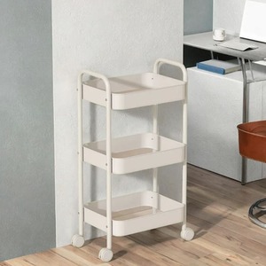 Slim Metal Storage Trolley