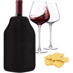 Wine Bottle Cooler Sleeve Durable with Coolant Gel for 4 Hour Chill