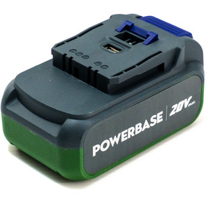 Powerbase 20V 5.0Ah Lithium-Ion Battery with USB A output