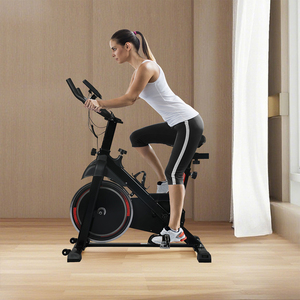 Indoor Exercise Bike with App Connectivity and LCD Monitor