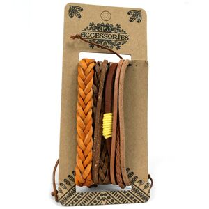 Mens Bracelet Sets Tanned  Interesting (asst)