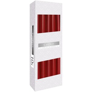 Burgundy Taper Candle Elegant, Long Lasting, Perfect for Decor Events