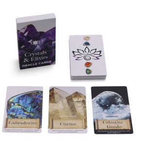 Crystals Elixirs Oracle Cards Healing Energy Meditation Deck