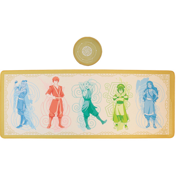 Avatar The Last Airbender Aang Non-Slip Desk Pad and Coaster Set