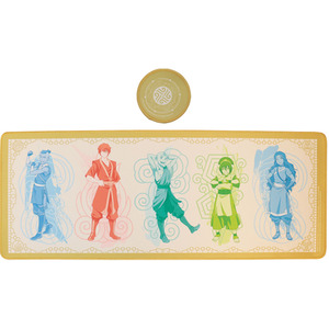 Avatar The Last Airbender Aang Non-Slip Desk Pad and Coaster Set
