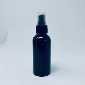 120ml Black Aluminium Spray Bottle for Cosmetics Oils