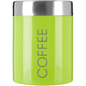 Lime Green Enamel Coffee Canister
