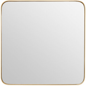 Loretta Matt Black Large Square Wall Mirror