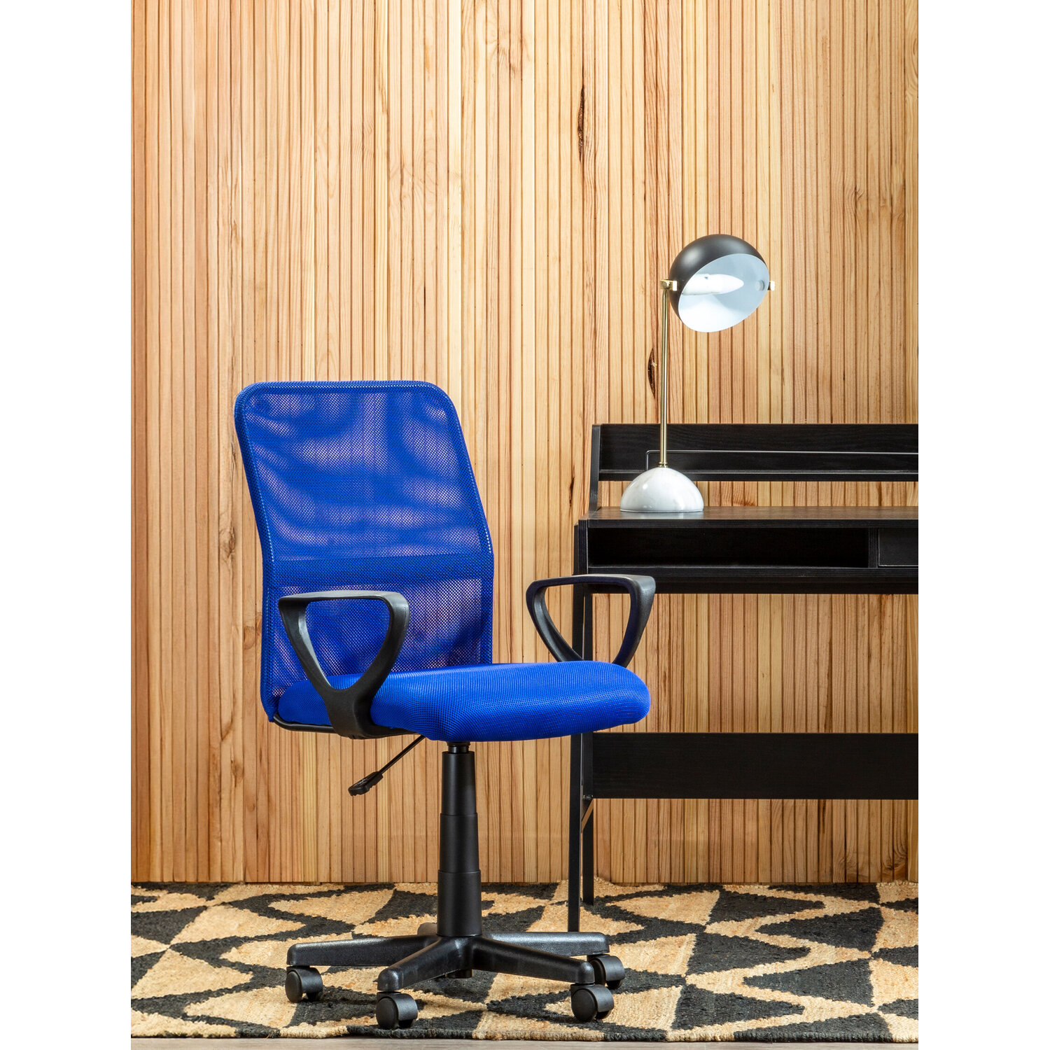 Stratford Dark Blue Home Office Chair - Blue