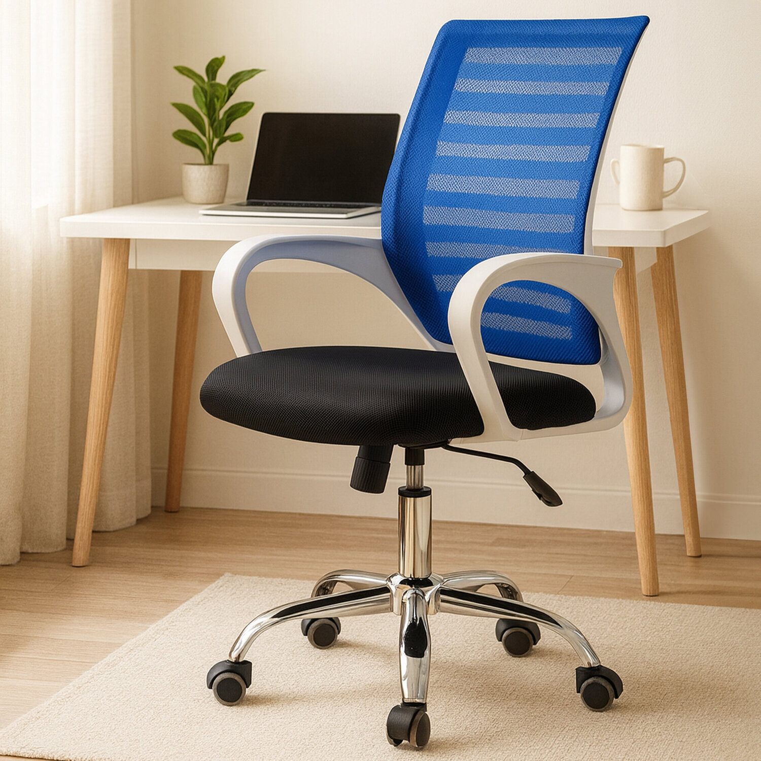 Fredrick Blue Home Office Chair - Blue