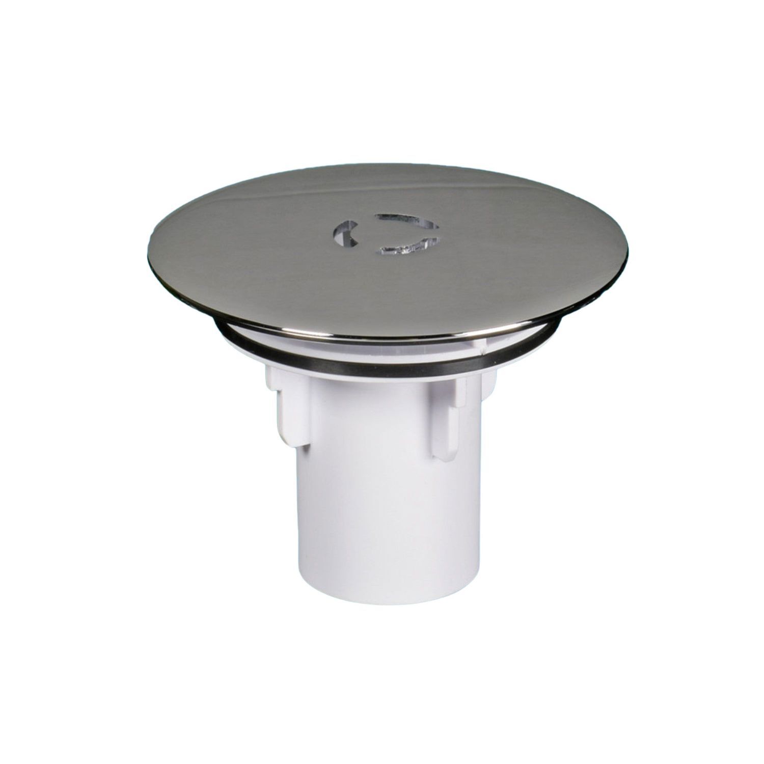 Mcalpine St90cbtop+Tube Chrome Plated Brass Flange And Dip Tube For St90 Traps - Grey